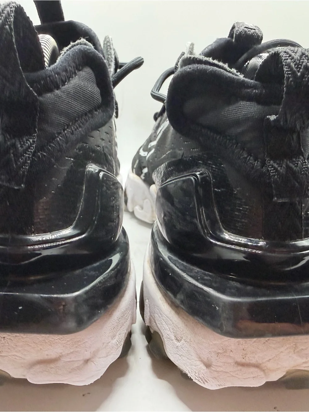 Nike Black and White Swoosh Athletic Sneakers